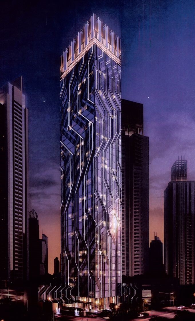 tall glass skyscraper